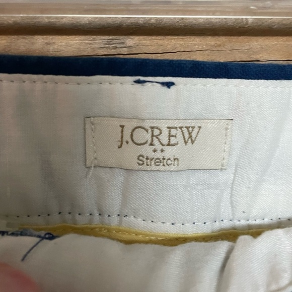 J. Crew Stretch size 00 Blue Low-rise Cropped Cotton Chino Pants with Pockets - Picture 2 of 12